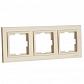 Рамка 3-постовая Mono Electric Despina крем 102-170000-162 - фото №1