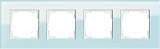 Рамка 4-постовая Gira Esprit салатовое стекло 021418