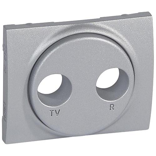 Лицевая панель Legrand Galea Life розетки TV-RD алюминий 771372