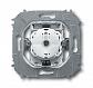 Выключатель кнопочный двухклавишный ABB Impuls 10A 250V с подсветкой 2 перекидных контакта 2CKA001413A0889 - фото №1