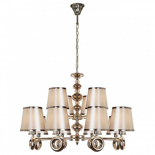 Подвесная люстра iLamp Brooklyn P2401-8+4 Nickel