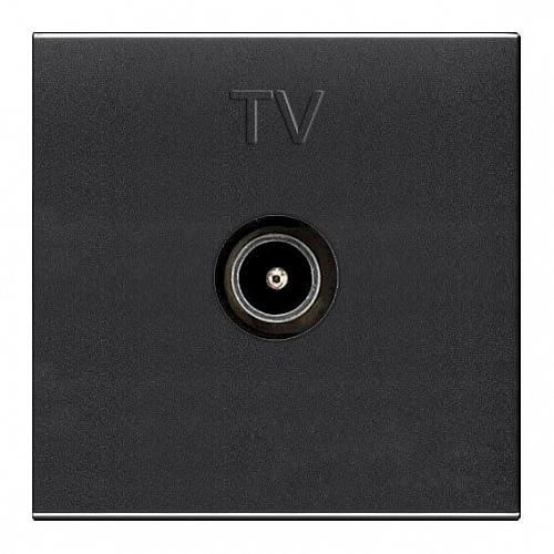 Розетка TV ABB Zenit антрацит 2CLA225070N1801