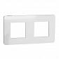 Рамка 2-постовая Schneider Electric Unica New NU280456 - фото №1
