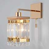 Бра Eurosvet 10100/1 золото/прозрачный хрусталь Strotskis