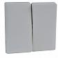 Клавиша двойная Schneider Electric Merten Antique/Artec MTN412519 - фото №1