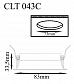 Встраиваемый светильник Crystal Lux CLT 043C BL - фото №2