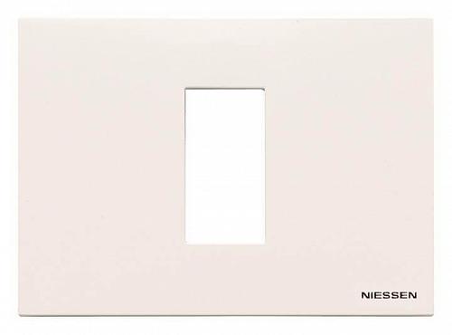 Рамка 1-модульная ABB Zenit итальянский стандарт альпийский белый 2CLA247100N1101