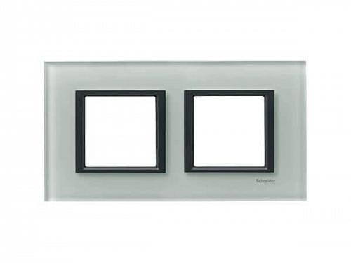 Рамка 2-постовая Schneider Electric Unica Class MGU68.004.7C3