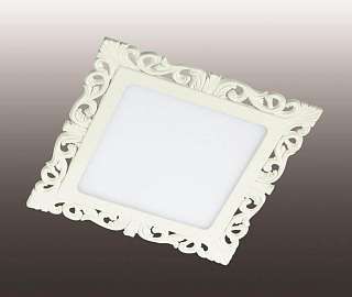 Встраиваемые светильники в стиле прованс