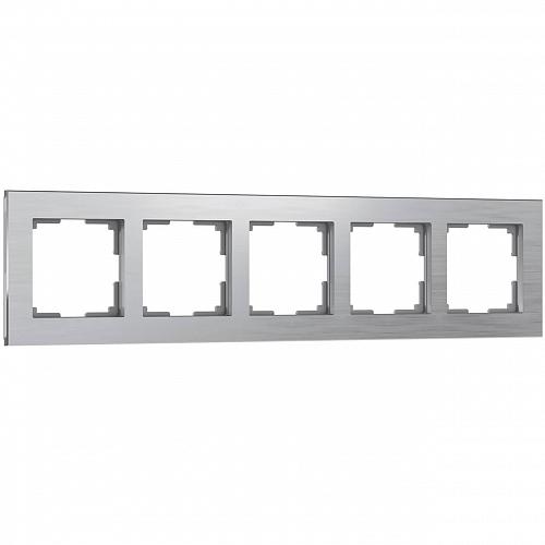 Рамка на 5 постов Werkel Aluminium алюминий W0051706 4690389158087