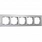 Рамка на 5 постов Werkel Aluminium алюминий W0051706 4690389158087 - фото №1