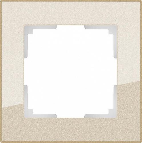 Рамка Werkel Favorit на 1 пост шампань WL01-Frame-01 4690389122941