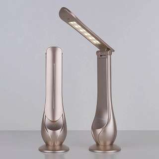 Офисные настольные лампы с золотистой поверхностью