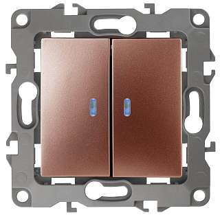 Выключатели света медного цвета