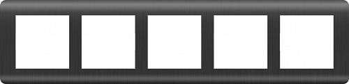 Рамка Werkel Stream на 5 постов графит WL12-Frame-05 4690389145469