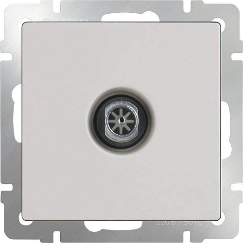 ТВ-розетка Werkel проходная слоновая кость WL03-TV-2W-ivory 4690389073489