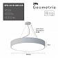 Подвесной светодиодный cветильник Geometria ЭРА Ring SPO-131-W-40K-045 45Вт 4000К белый Б0050558 - фото №6