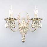 Бра Eurosvet 3281/2 белый с золотом/тонированный хрусталь Strotskis