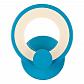 Настенный светильник iLedex Ring A001/1 Blue - фото №2