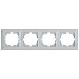 Рамка 4-постовая ЭРА Intro Solo белый 4-504-01 Б0043424