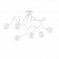 Потолочная люстра Ideal Lux Octopus PL6 Bianco 174921 - фото №1