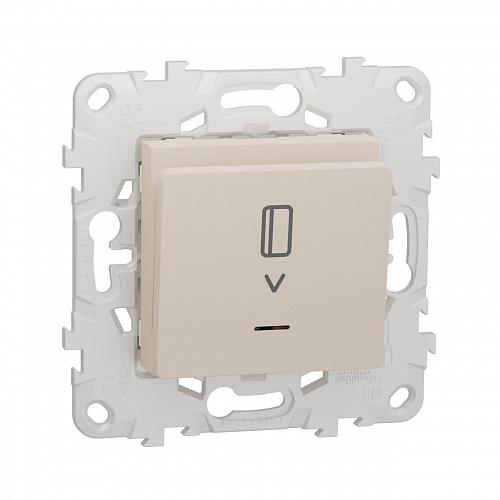 Выключатель карточный Schneider Electric Unica New NU528344