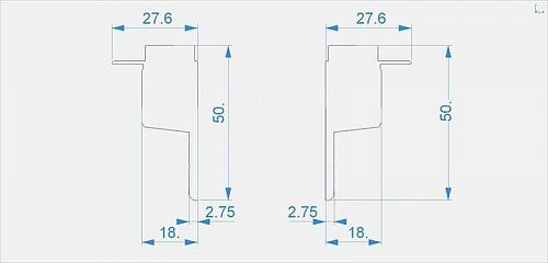Заглушка Deko-Light End Cap H-EL-03-10 Set 2 pcs 979210