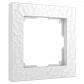 Рамка Werkel Hammer на 1 пост белый W0012401 4690389163340 - фото №1