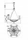 Подвесная люстра Maytoni Pantheon H021PL-06CH - фото №3