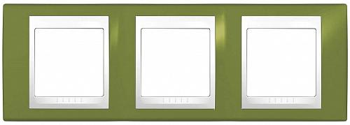 Рамка 3-постовая Schneider Electric Unica Хамелеон MGU6.006.866