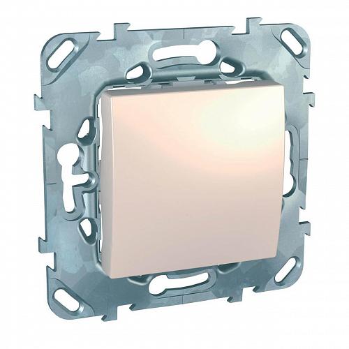 Выключатель одноклавишный кнопочный Schneider Electric Unica MGU5.206.25ZD