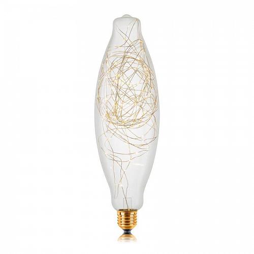 Лампа светодиодная филаментная E40 5W 2700K прозрачная 057-011