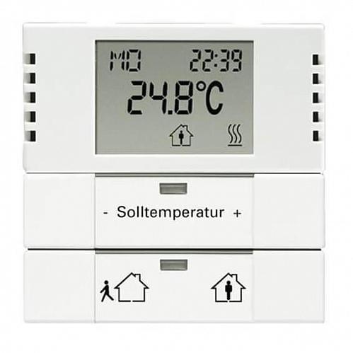 Терморегулятор KNX ABB Zenit с дисплеем альпийский белый 2CKA006134A0310