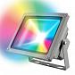 Прожектор светодиодный (07467) Uniel 10W RGB ULF-S01-10W/RGB/RC IP65 110-240В - фото №1