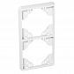 Рамка 2-постовая Efapel Apolo 5000 Standard белый 50922 TBR - фото №1