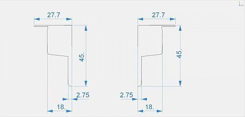 Заглушка Deko-Light End Cap P-EL-03-10 Set 2 pcs 978271