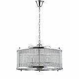 Подвесная люстра Crystal Lux Tadeo SP6 D600 Chrome/Transparente