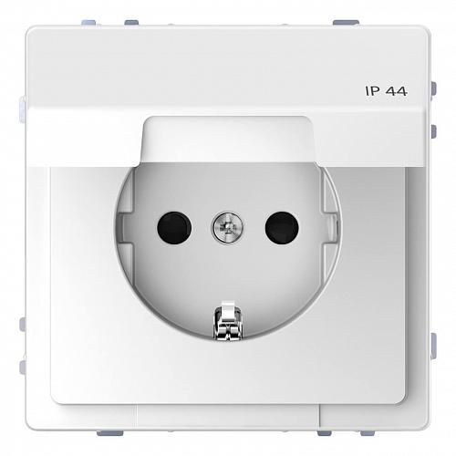 Розетка Schneider Electric Merten D-Life 16A с/з и крышкой MTN2314-6035