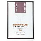 Фоторамка Image Art 6011-8/С черная certificate 21x30 (12/24/480) C0036047