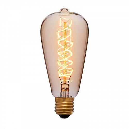 Лампа накаливания E27 40W золотая 051-927