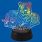 Светодиодная фигура Uniel ULI-M508 RGB/3AA Tiger Family/Black UL-00008403 - фото №3