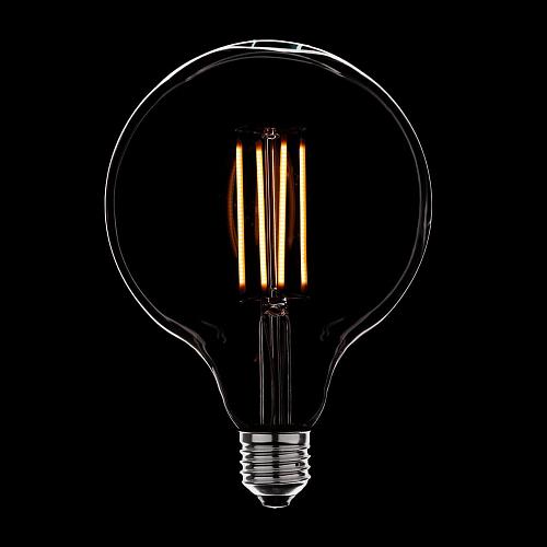 Лампа светодиодная филаментная диммируемая E27 4W прозрачная 056-809