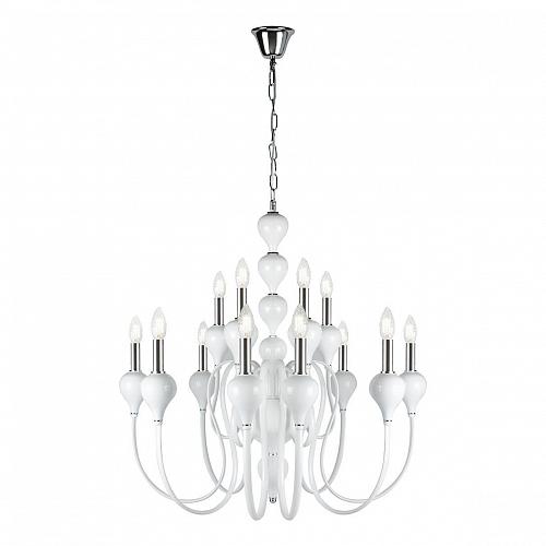 Подвесная люстра iLamp Lady 88003-8+4 WH