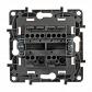 Переключатель двухклавишный Legrand Etika 10A 250V алюминий 672412 - фото №2