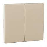 Клавиша двойная Efapel Apolo 5000 выключателя бежевый 50611 TMF