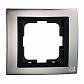 Рамка 1-постовая Mono Electric Chrome графит 106-420000-160 - фото №1