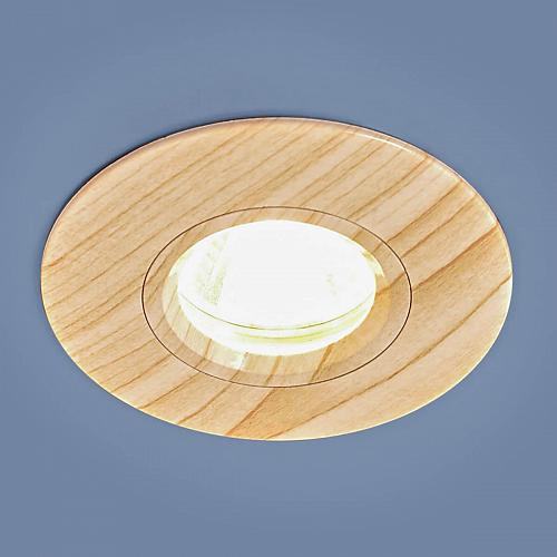 Встраиваемый светильник Elektrostandard 108 MR16 BG беленый дуб 4690389081866