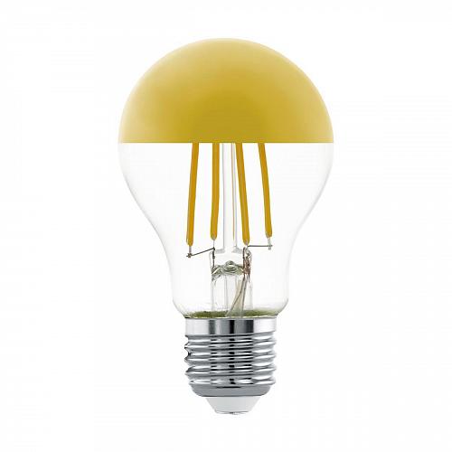 Лампа светодиодная филаментная Eglo E27 7W 2700K золотая 11835