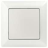 Выключатель одноклавишный ЭРА Intro Solo 10A 250V перламутровый 4-101-06 Б0053551