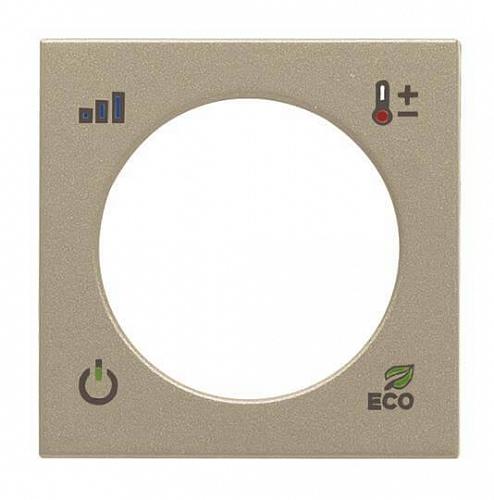 Лицевая панель ABB Zenit терморегулятора KNX шампань 2CLA224040N1901